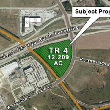 Primary map for property Tract 4: 12.209 acres